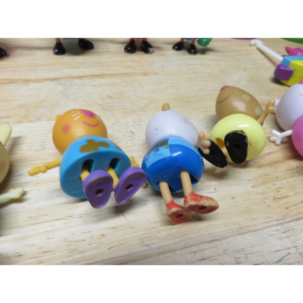 Peppa Pig Lot of 12 Figure Mixed George Mama Papa + Others 17 Total Pieces - Picture 10 of 14